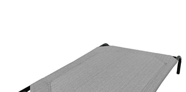 The Original Elevated Pet Bed By Coolaroo – Large Grey