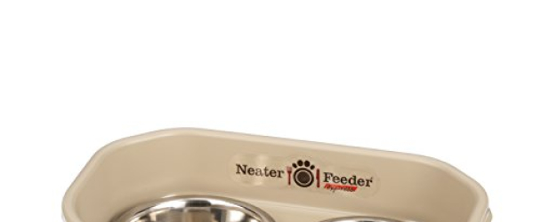 Neater Feeder Express (Small Dog) – With Stainless Steel, Drip Proof, No Tip and Non Slip Dog Bowls and Mess Proof Pet Feeder