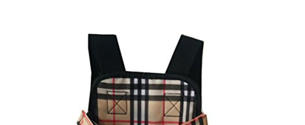 Wesell Lightweight Cute Plaid Legs Out Front Pet Dog Carrier Front Chest Backpack Puppy Tote Holder Bag Sling Outdoor