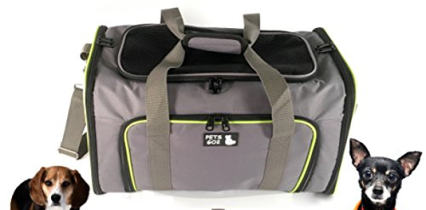 Pet Carrier for Dogs & Cats – Airline Approved Premium Expandable Soft Animal Carriers – Portable Soft-Sided Air Travel Bag – Best for Small or Medium Dog and Cat – Fits Under Front Airplane Seat …