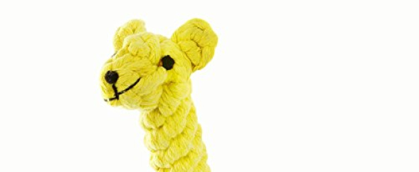 GOCooper Dog Toys, Cotton Dental Teaser Rope Chew Teeth Cleaning Toys Giraffe