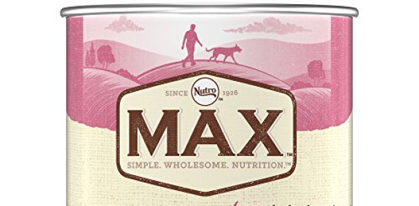 NUTRO MAX Adult Chicken, Rice, and Turkey Dinner Canned Dog Food 12.5 Ounces (Pack of 12)