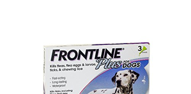 Frontline Plus Flea and Tick Control for Dogs and Puppies 8 weeks or older, 45 to 88 lbs, 3-Doses