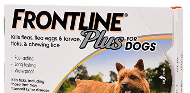 Frontline Plus Flea and Tick Control for Dogs and Puppies 8 weeks or older and up to 5 to 22lbs, 3-Doses