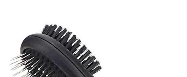 Fast and Good Professional Double Sided Pin & Bristle Combo Brush for Dogs & Cats, Grooming Comb for Cleaning Shedding & Dirt Short Medium or Long Hair   Durable Slider Storage Bag
