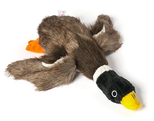 Dogloveit Mallard Duck Squeaky Dog Toys for Small Dogs Plush Dog Toys, 12-inch
